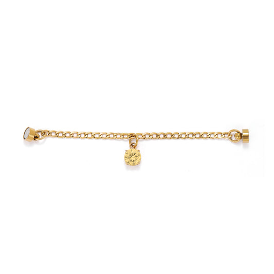Weinglas-Charm Champagner in Gold, flach liegend – Glasmarker aus Edelstahl 304 mit Magnetverschluss von Tablemuse