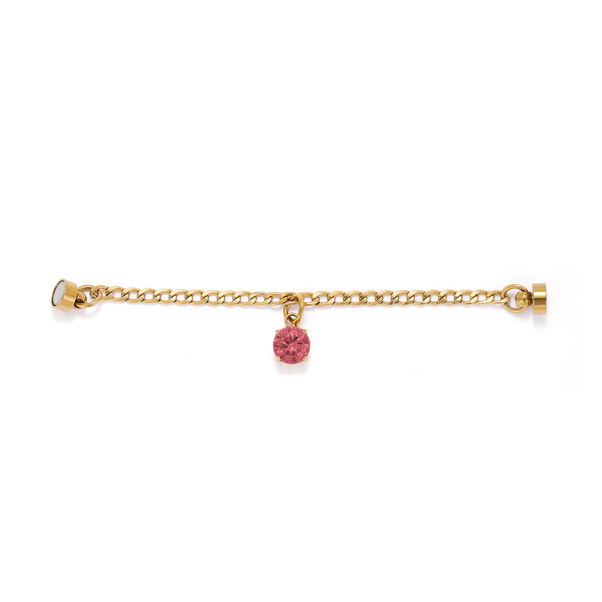 Weinglas-Charm Rose in Gold, flach liegend – Glasmarker aus Edelstahl 304 mit Magnetverschluss von Tablemuse